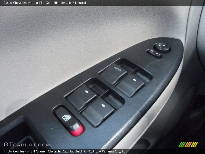 Gold Mist Metallic / Neutral 2010 Chevrolet Impala LT