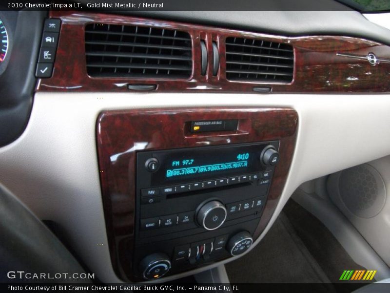 Gold Mist Metallic / Neutral 2010 Chevrolet Impala LT