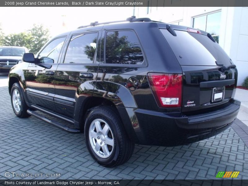 Black / Dark Slate Gray/Light Graystone 2008 Jeep Grand Cherokee Laredo