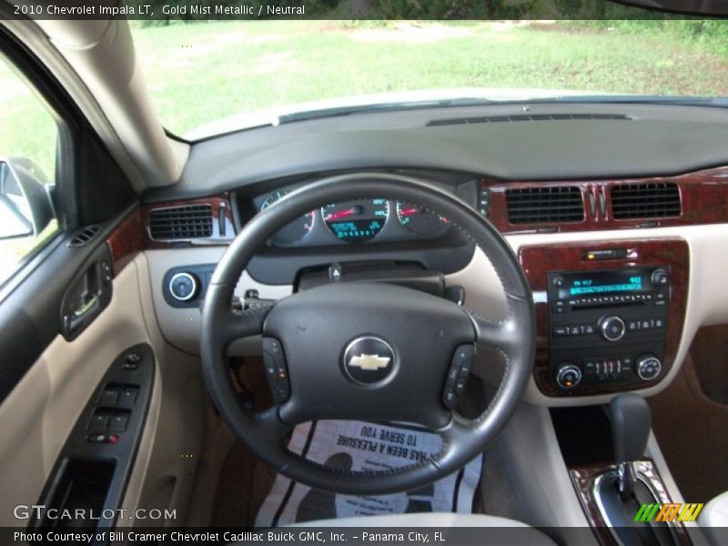 Gold Mist Metallic / Neutral 2010 Chevrolet Impala LT