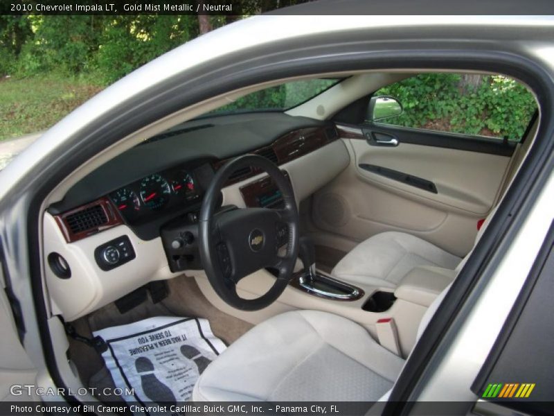 Gold Mist Metallic / Neutral 2010 Chevrolet Impala LT