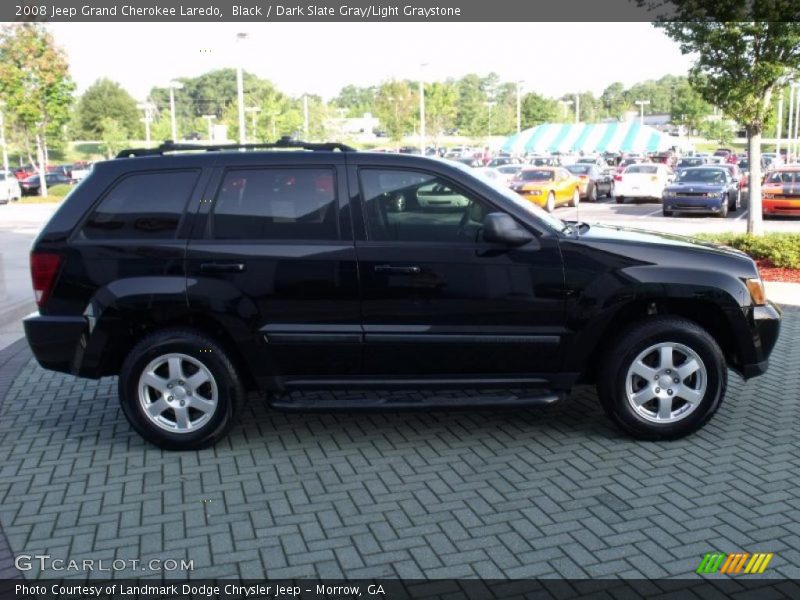 Black / Dark Slate Gray/Light Graystone 2008 Jeep Grand Cherokee Laredo