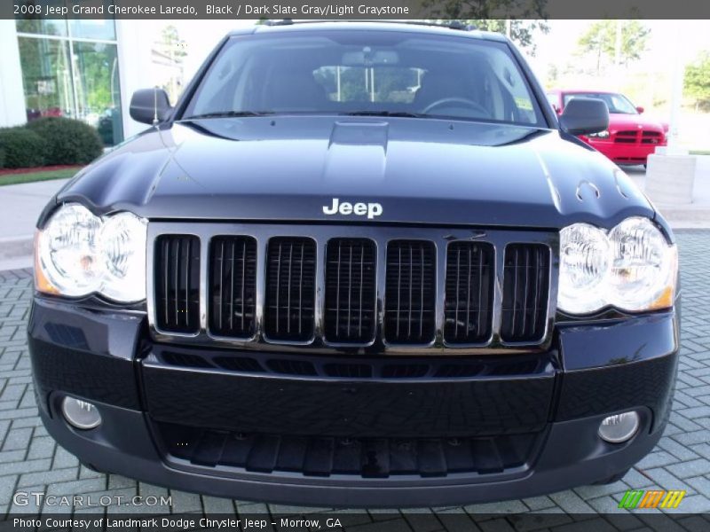 Black / Dark Slate Gray/Light Graystone 2008 Jeep Grand Cherokee Laredo