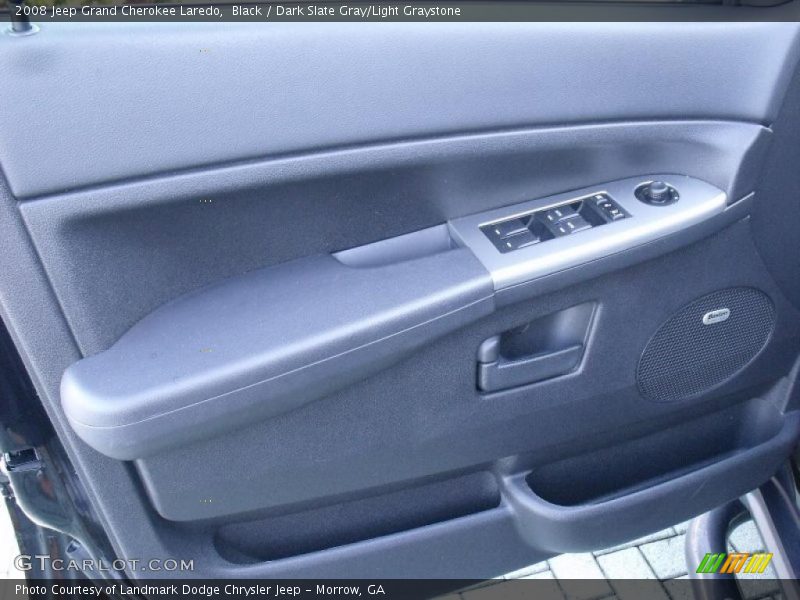 Black / Dark Slate Gray/Light Graystone 2008 Jeep Grand Cherokee Laredo