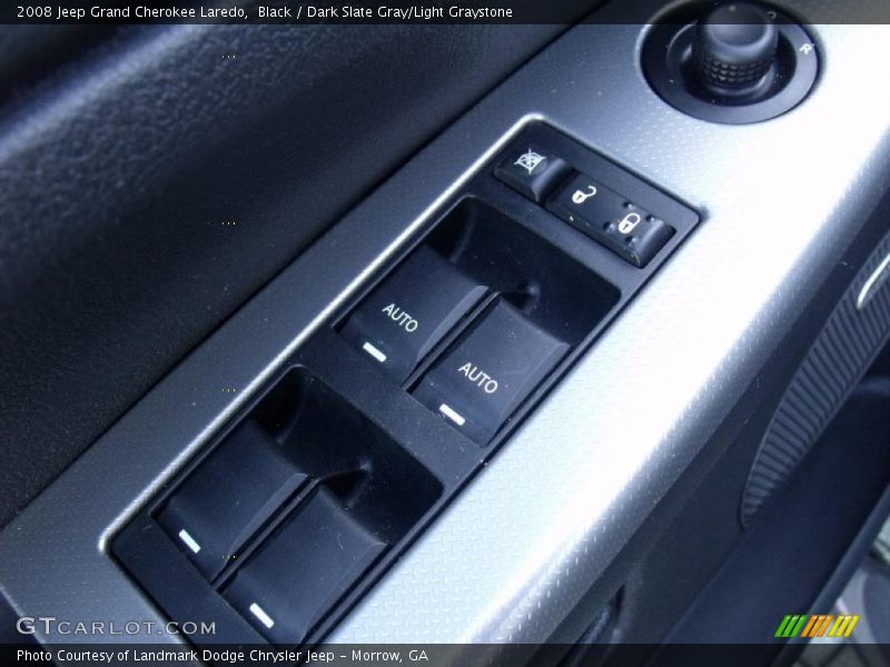 Black / Dark Slate Gray/Light Graystone 2008 Jeep Grand Cherokee Laredo