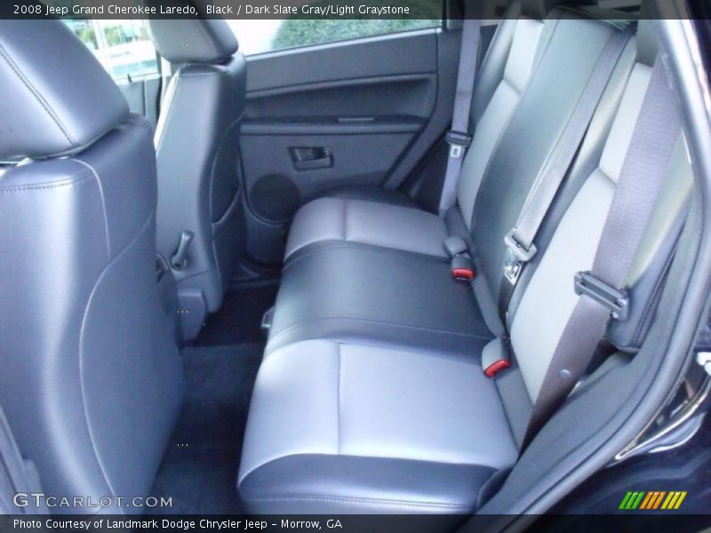 Black / Dark Slate Gray/Light Graystone 2008 Jeep Grand Cherokee Laredo