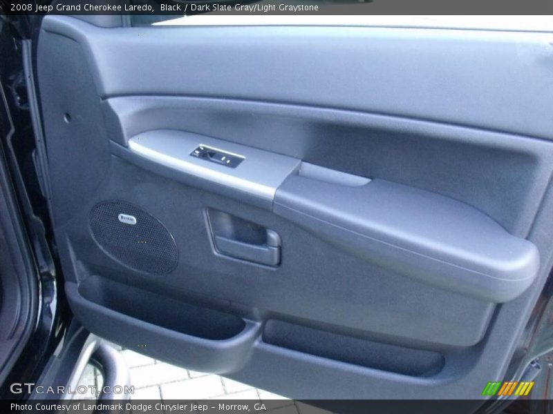 Black / Dark Slate Gray/Light Graystone 2008 Jeep Grand Cherokee Laredo