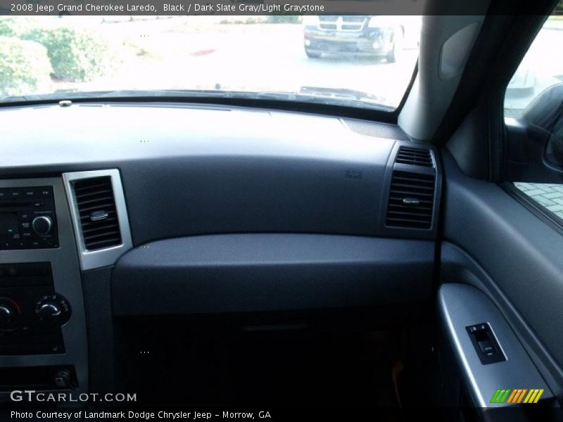 Black / Dark Slate Gray/Light Graystone 2008 Jeep Grand Cherokee Laredo