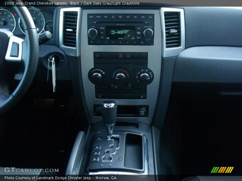 Black / Dark Slate Gray/Light Graystone 2008 Jeep Grand Cherokee Laredo