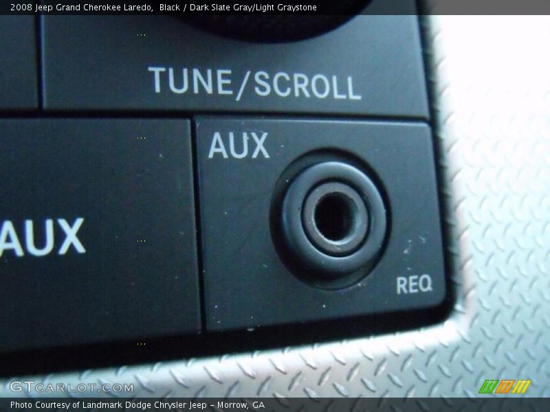 Black / Dark Slate Gray/Light Graystone 2008 Jeep Grand Cherokee Laredo