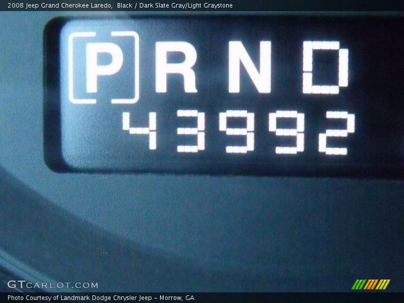 Black / Dark Slate Gray/Light Graystone 2008 Jeep Grand Cherokee Laredo