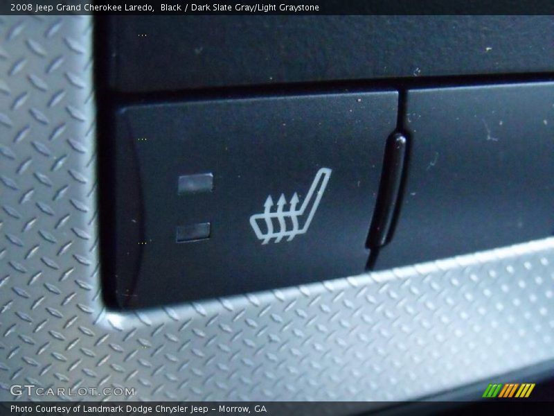 Black / Dark Slate Gray/Light Graystone 2008 Jeep Grand Cherokee Laredo