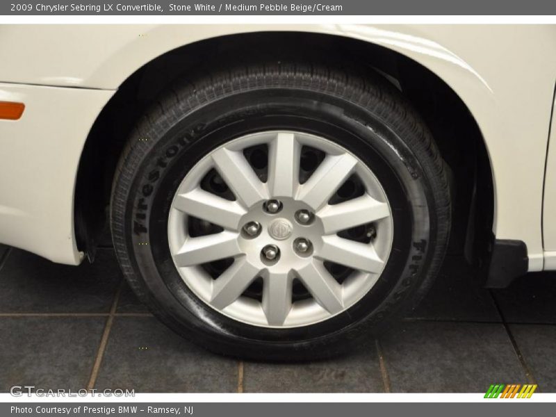 Stone White / Medium Pebble Beige/Cream 2009 Chrysler Sebring LX Convertible