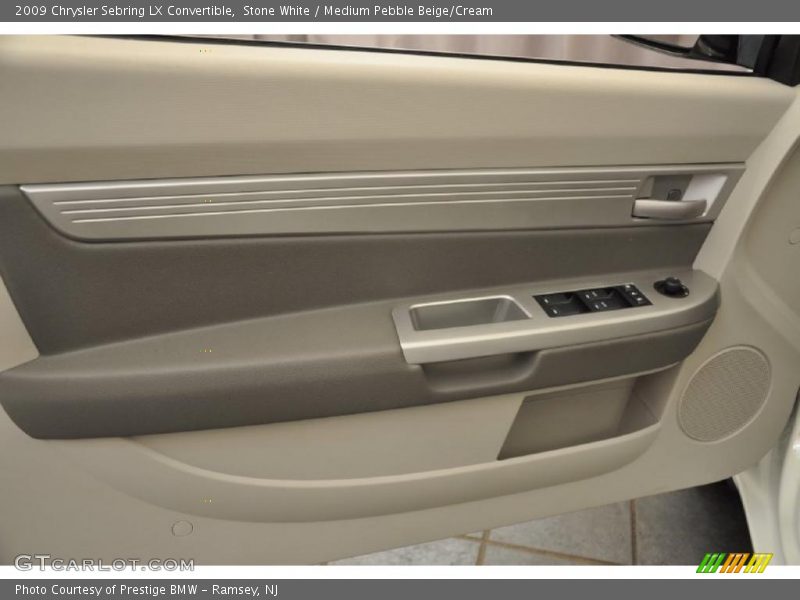 Stone White / Medium Pebble Beige/Cream 2009 Chrysler Sebring LX Convertible