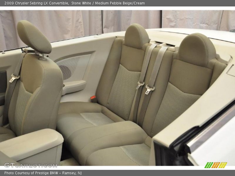 Stone White / Medium Pebble Beige/Cream 2009 Chrysler Sebring LX Convertible