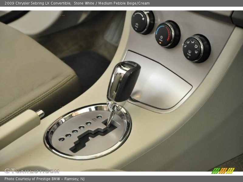 Stone White / Medium Pebble Beige/Cream 2009 Chrysler Sebring LX Convertible