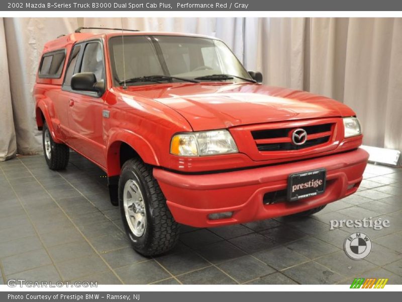 Performance Red / Gray 2002 Mazda B-Series Truck B3000 Dual Sport Cab Plus