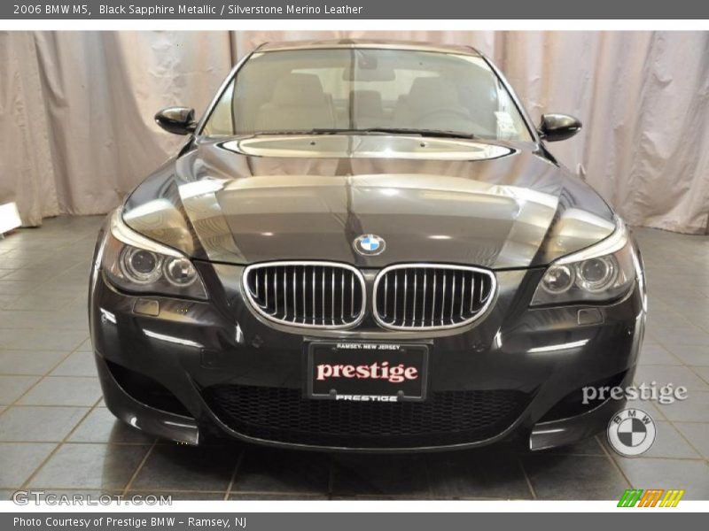 Black Sapphire Metallic / Silverstone Merino Leather 2006 BMW M5
