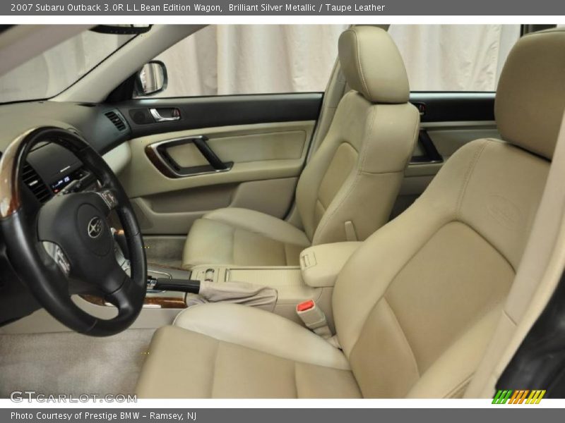 Brilliant Silver Metallic / Taupe Leather 2007 Subaru Outback 3.0R L.L.Bean Edition Wagon