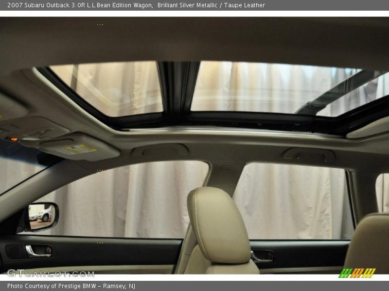 Brilliant Silver Metallic / Taupe Leather 2007 Subaru Outback 3.0R L.L.Bean Edition Wagon