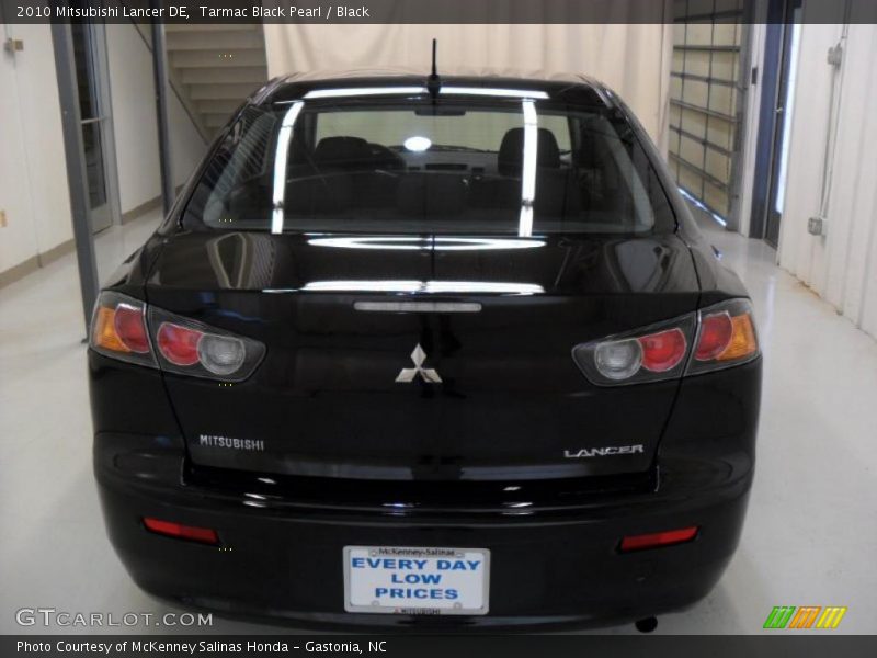 Tarmac Black Pearl / Black 2010 Mitsubishi Lancer DE