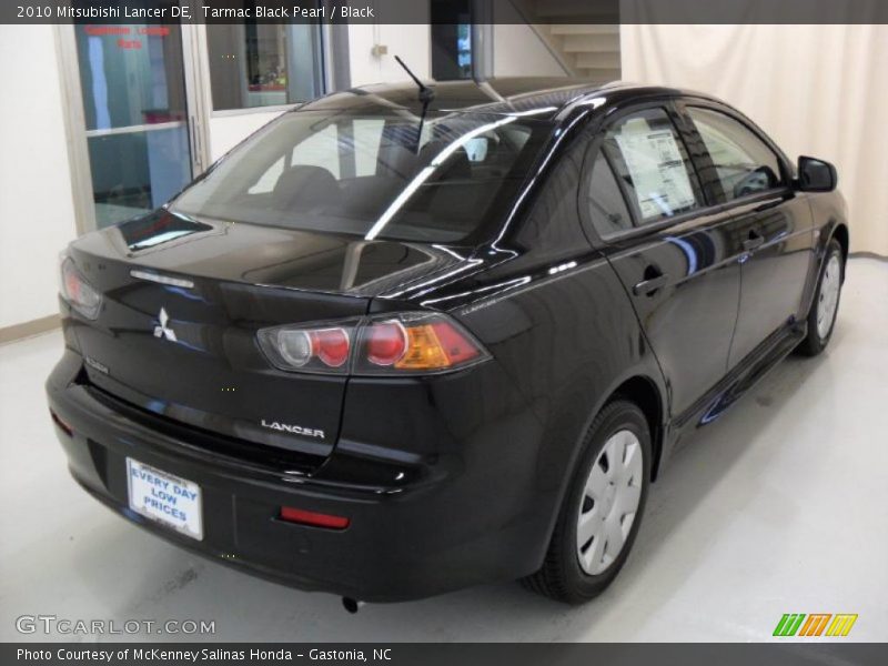 Tarmac Black Pearl / Black 2010 Mitsubishi Lancer DE