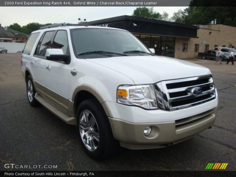 Oxford White / Charcoal Black/Chaparral Leather 2009 Ford Expedition King Ranch 4x4