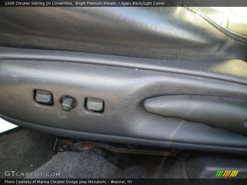 Bright Platinum Metallic / Agate Black/Light Camel 1998 Chrysler Sebring JXi Convertible