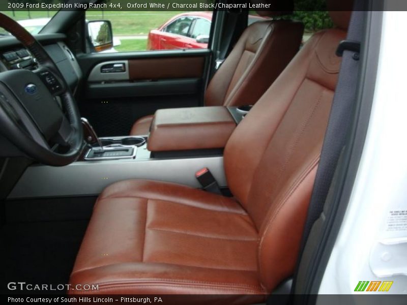 Oxford White / Charcoal Black/Chaparral Leather 2009 Ford Expedition King Ranch 4x4