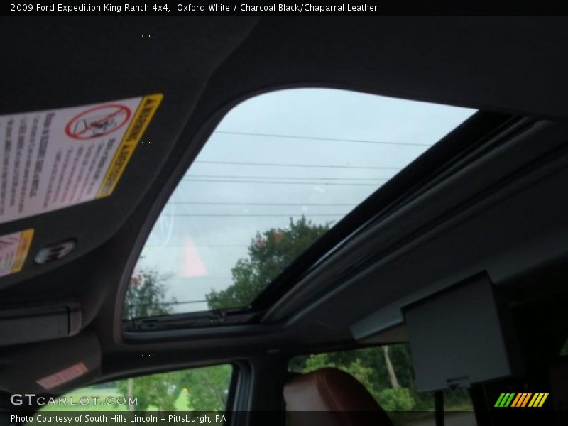 Oxford White / Charcoal Black/Chaparral Leather 2009 Ford Expedition King Ranch 4x4