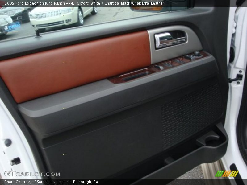 Oxford White / Charcoal Black/Chaparral Leather 2009 Ford Expedition King Ranch 4x4