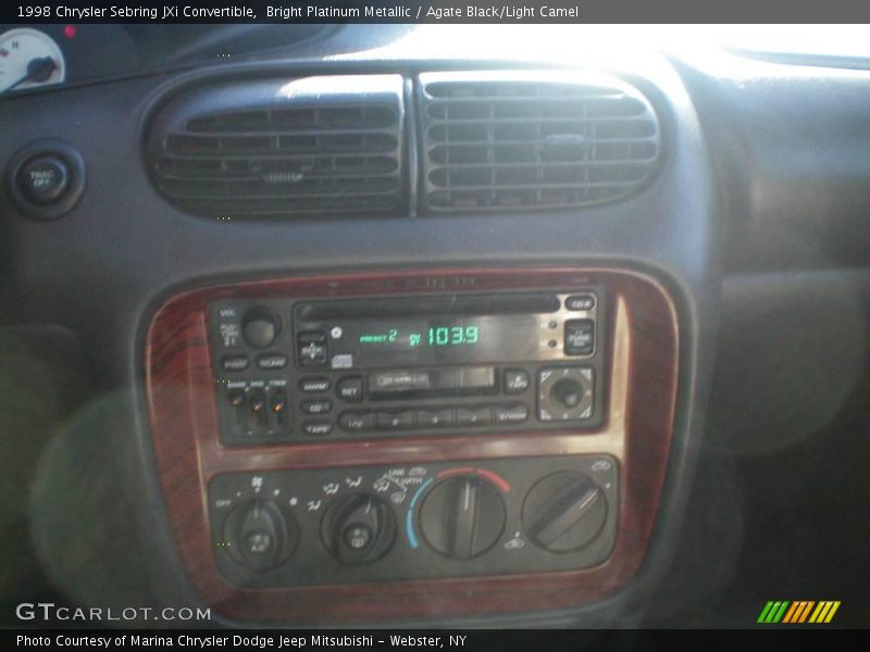 Bright Platinum Metallic / Agate Black/Light Camel 1998 Chrysler Sebring JXi Convertible