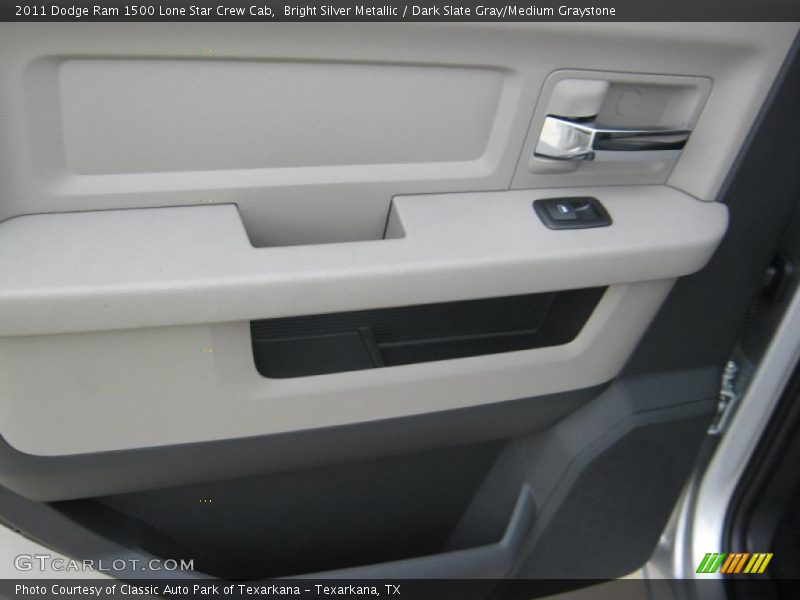 Bright Silver Metallic / Dark Slate Gray/Medium Graystone 2011 Dodge Ram 1500 Lone Star Crew Cab