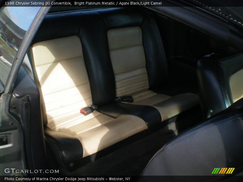 Bright Platinum Metallic / Agate Black/Light Camel 1998 Chrysler Sebring JXi Convertible