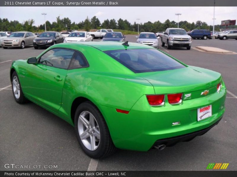 Synergy Green Metallic / Black 2011 Chevrolet Camaro LT Coupe