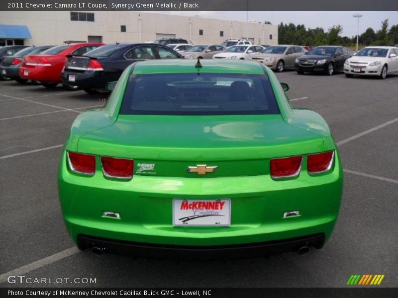 Synergy Green Metallic / Black 2011 Chevrolet Camaro LT Coupe