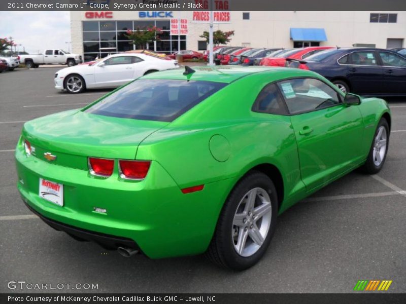 Synergy Green Metallic / Black 2011 Chevrolet Camaro LT Coupe