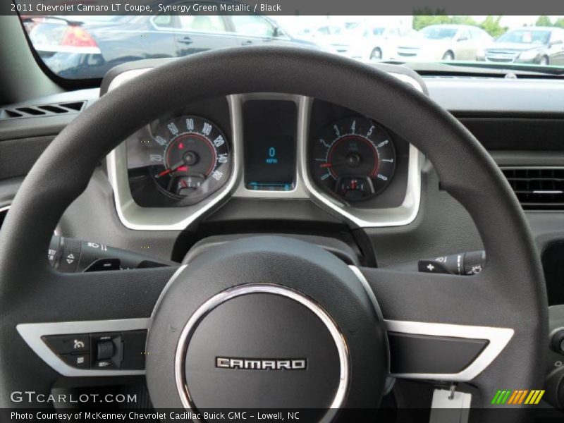 Synergy Green Metallic / Black 2011 Chevrolet Camaro LT Coupe