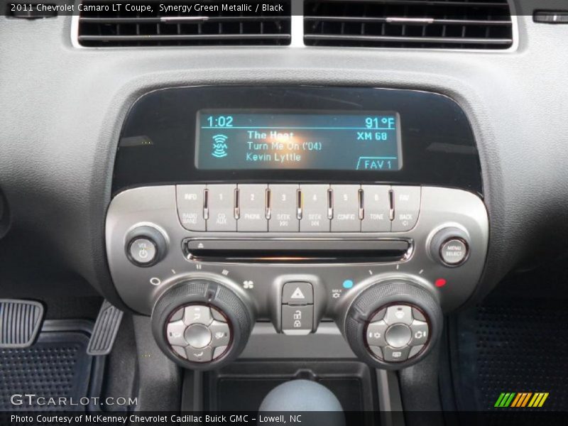 Synergy Green Metallic / Black 2011 Chevrolet Camaro LT Coupe