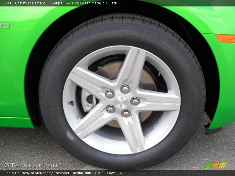 Synergy Green Metallic / Black 2011 Chevrolet Camaro LT Coupe