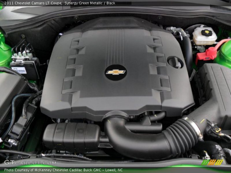 Synergy Green Metallic / Black 2011 Chevrolet Camaro LT Coupe