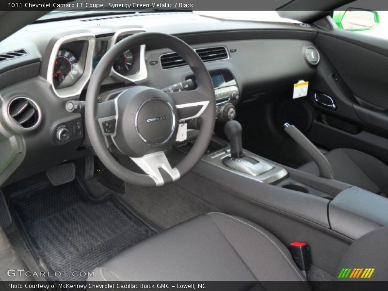 Synergy Green Metallic / Black 2011 Chevrolet Camaro LT Coupe