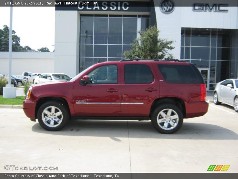 Red Jewel Tintcoat / Light Tan 2011 GMC Yukon SLT