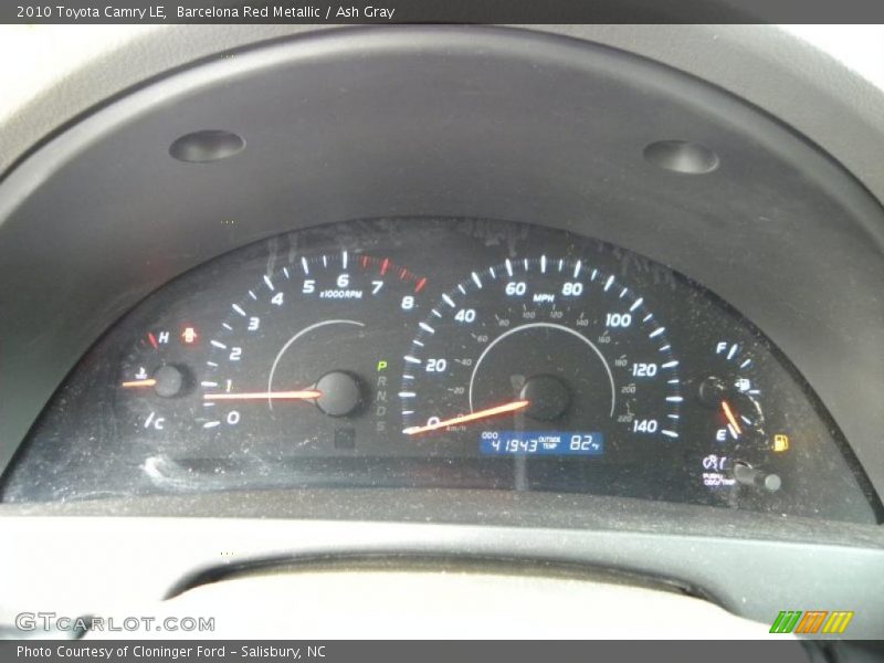 Barcelona Red Metallic / Ash Gray 2010 Toyota Camry LE