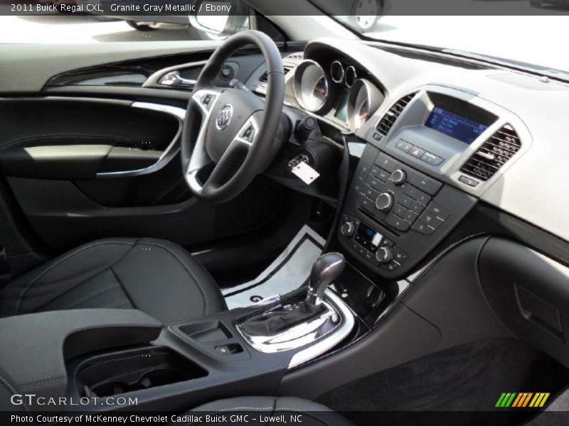 Granite Gray Metallic / Ebony 2011 Buick Regal CXL