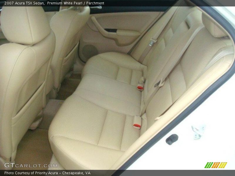 Premium White Pearl / Parchment 2007 Acura TSX Sedan