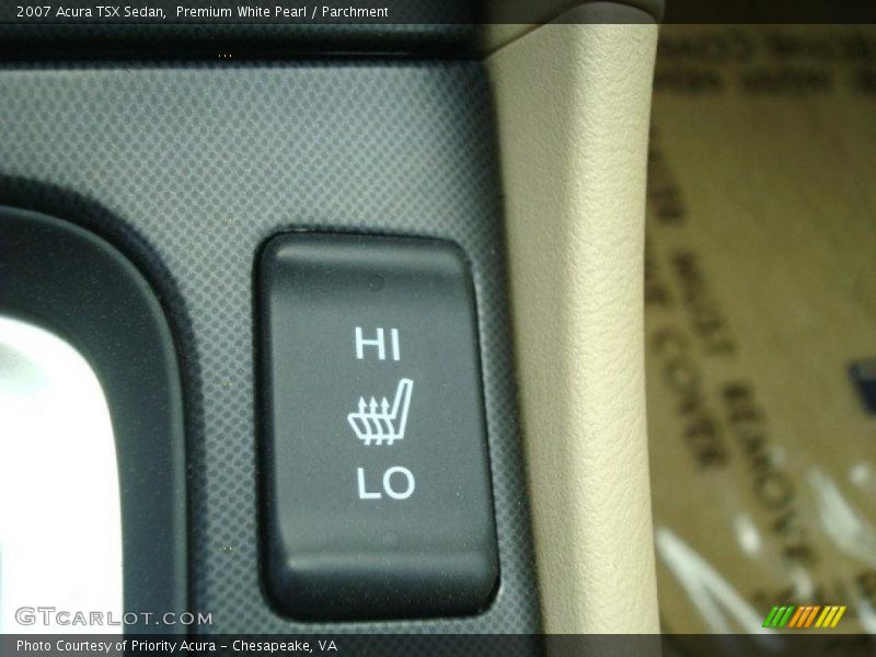 Premium White Pearl / Parchment 2007 Acura TSX Sedan