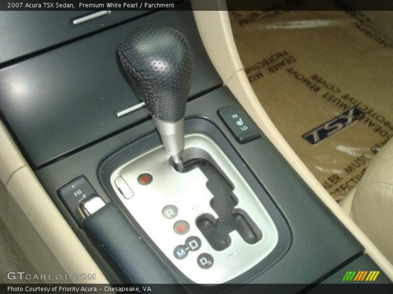 Premium White Pearl / Parchment 2007 Acura TSX Sedan