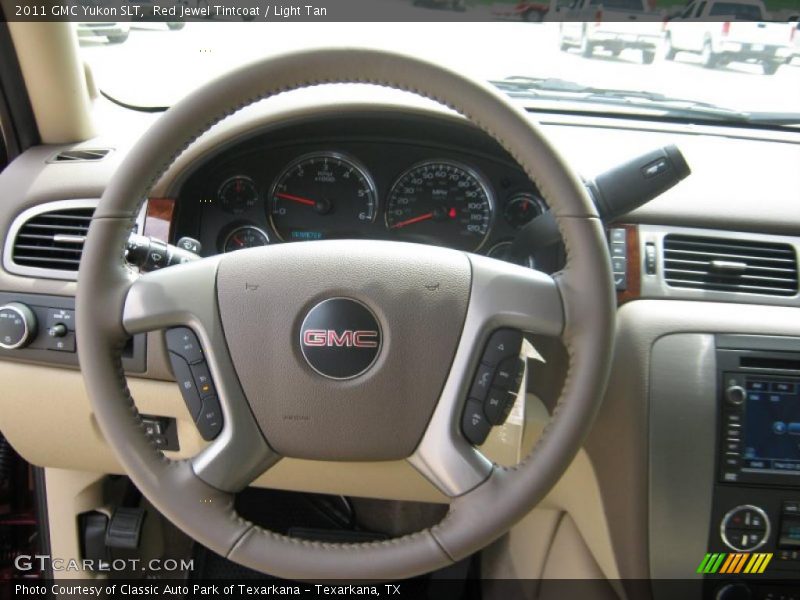 Red Jewel Tintcoat / Light Tan 2011 GMC Yukon SLT