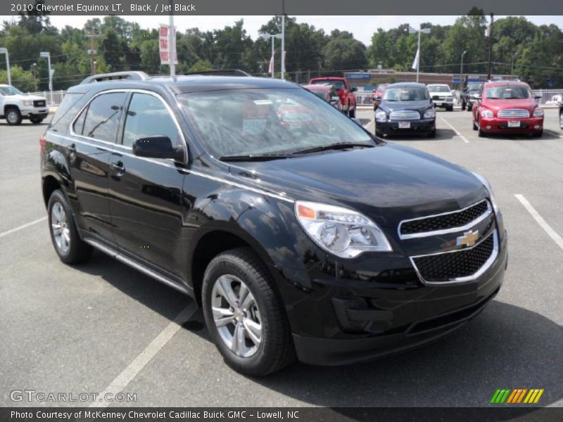 Black / Jet Black 2010 Chevrolet Equinox LT